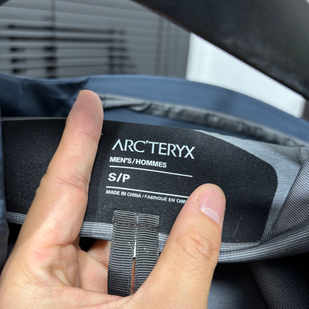 Arc'teryx Blue Hooded Zip-Up Jacket