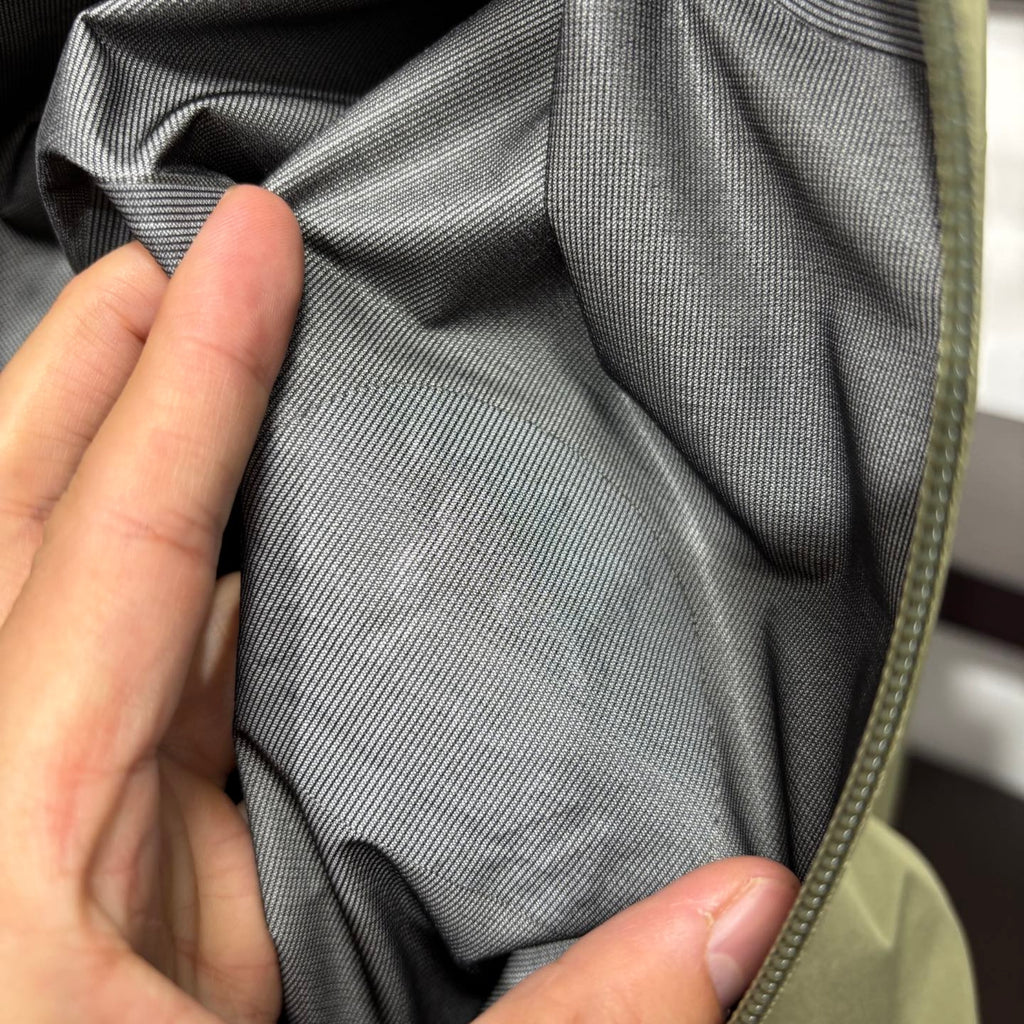 Arc'teryx Olive Green Hooded Zip-Up Jacket
