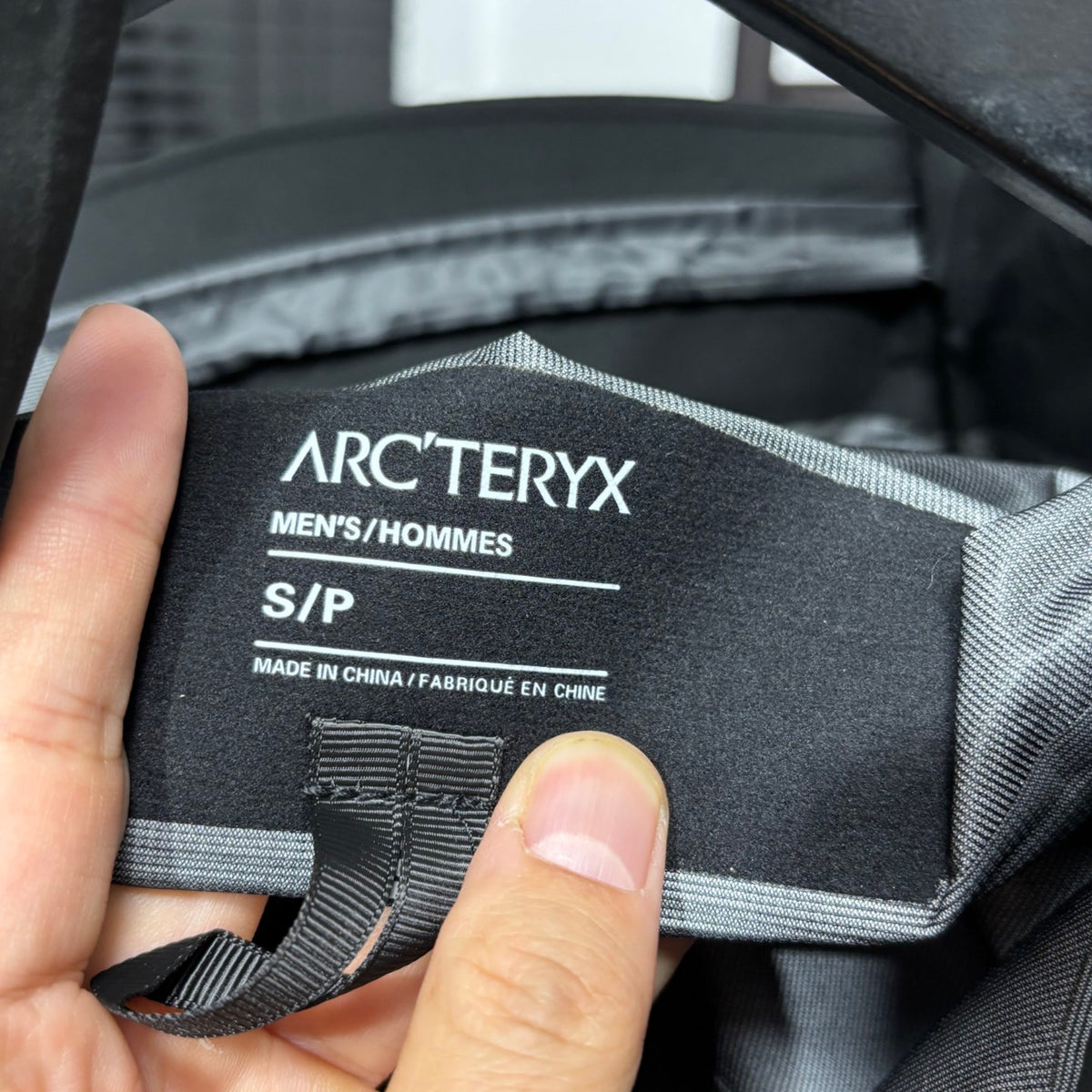 Arc'teryx Black Hooded Zip-Up Jacket