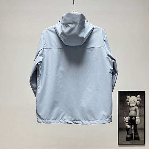 Descente Solid-Color Hooded Shell Jacket