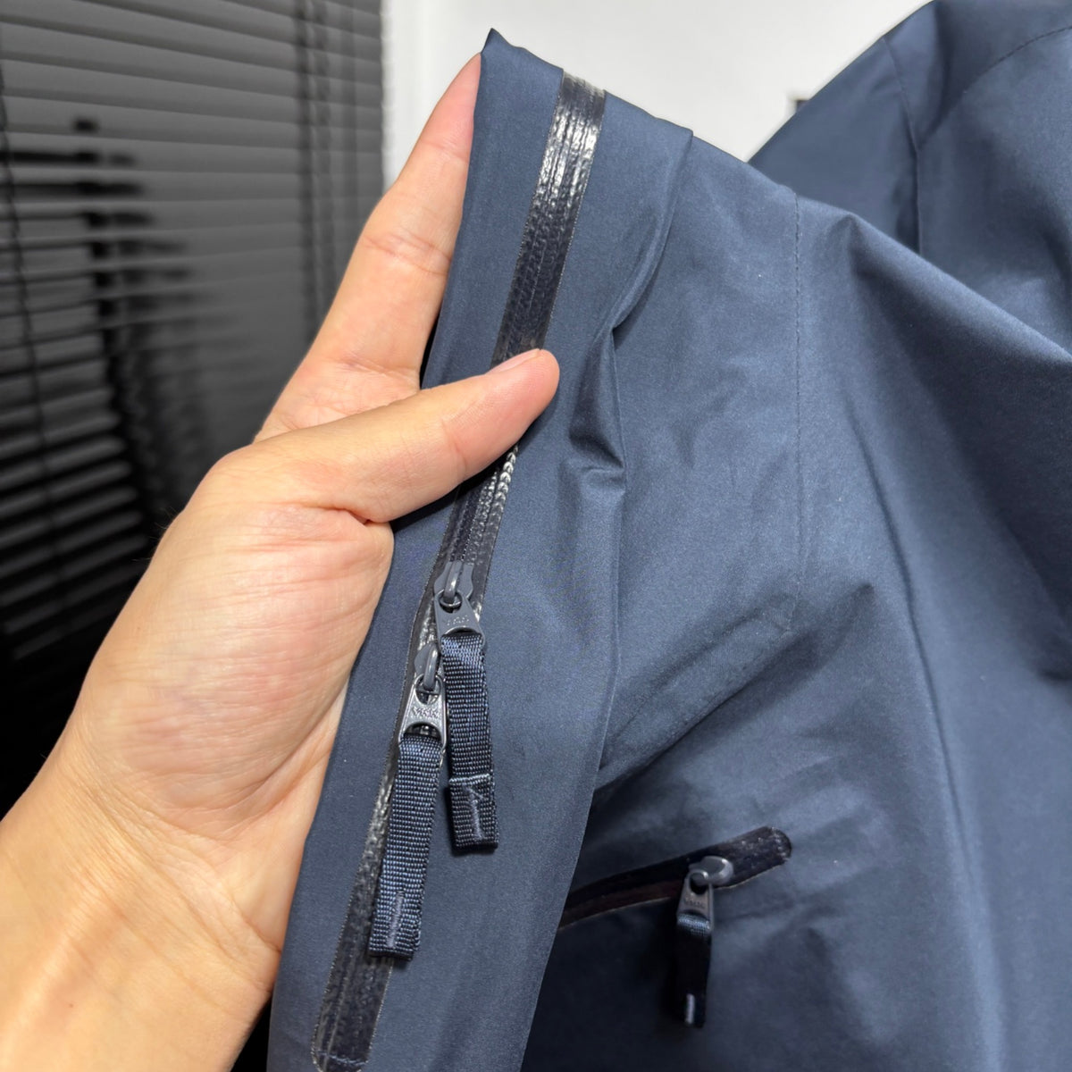Arc'teryx Blue Hooded Zip-Up Jacket