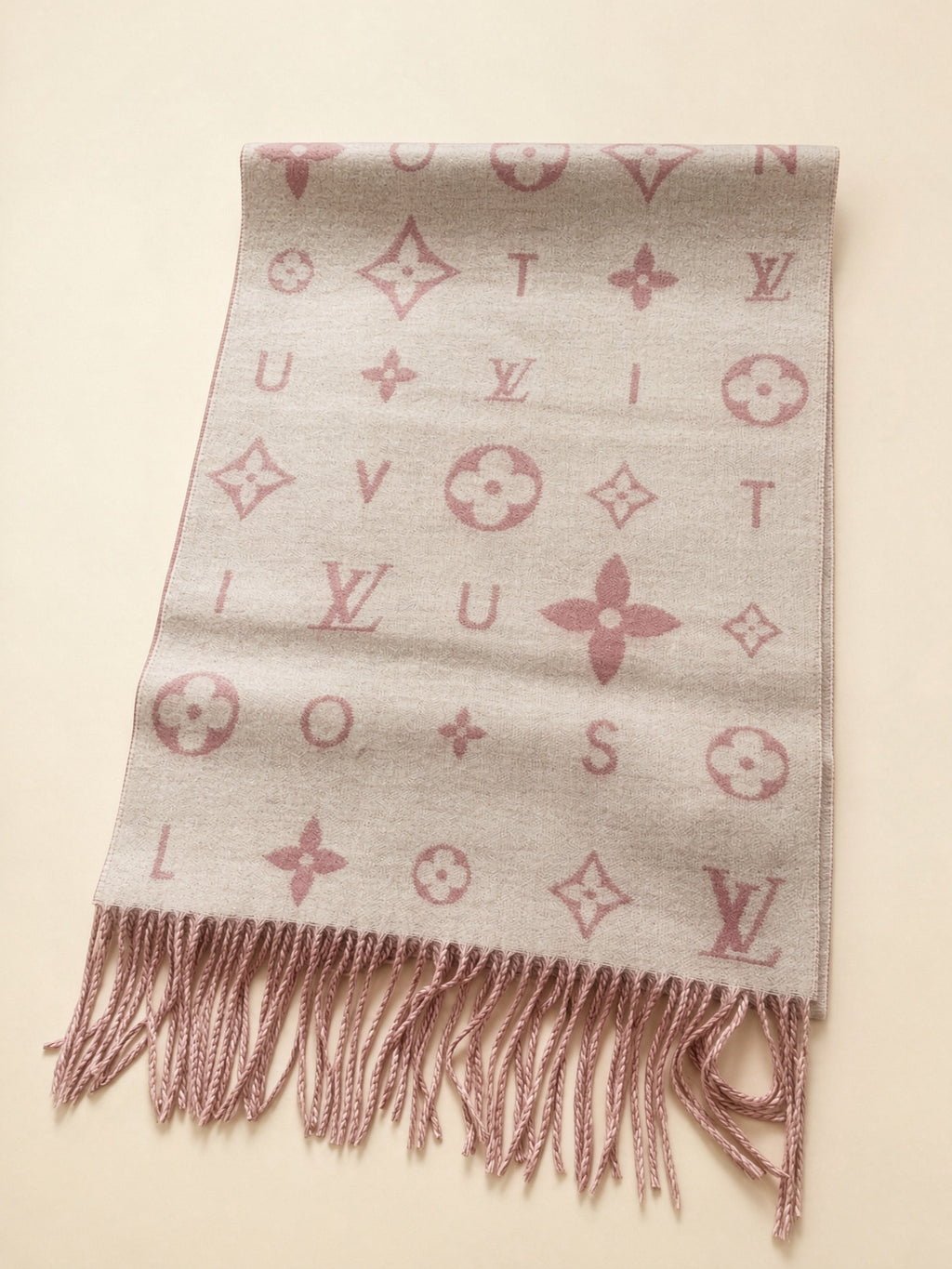 Louis Vuitton Wool Jacquard Monogram Scarf