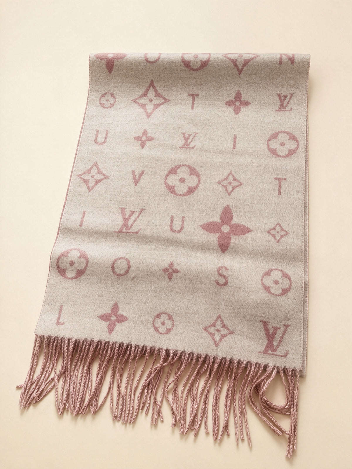 Louis Vuitton Wool Jacquard Monogram Scarf