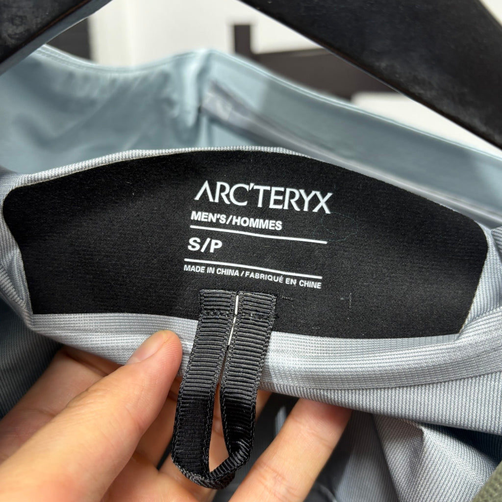 Arc'teryx Light Grey Hooded Zip-Up Jacket