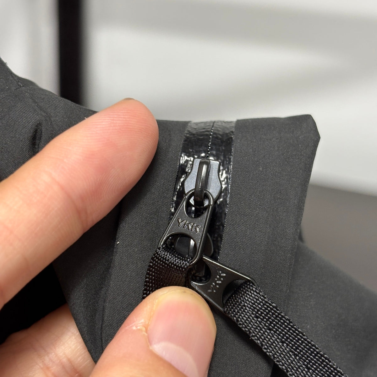 Arc'teryx Black Hooded Zip-Up Jacket