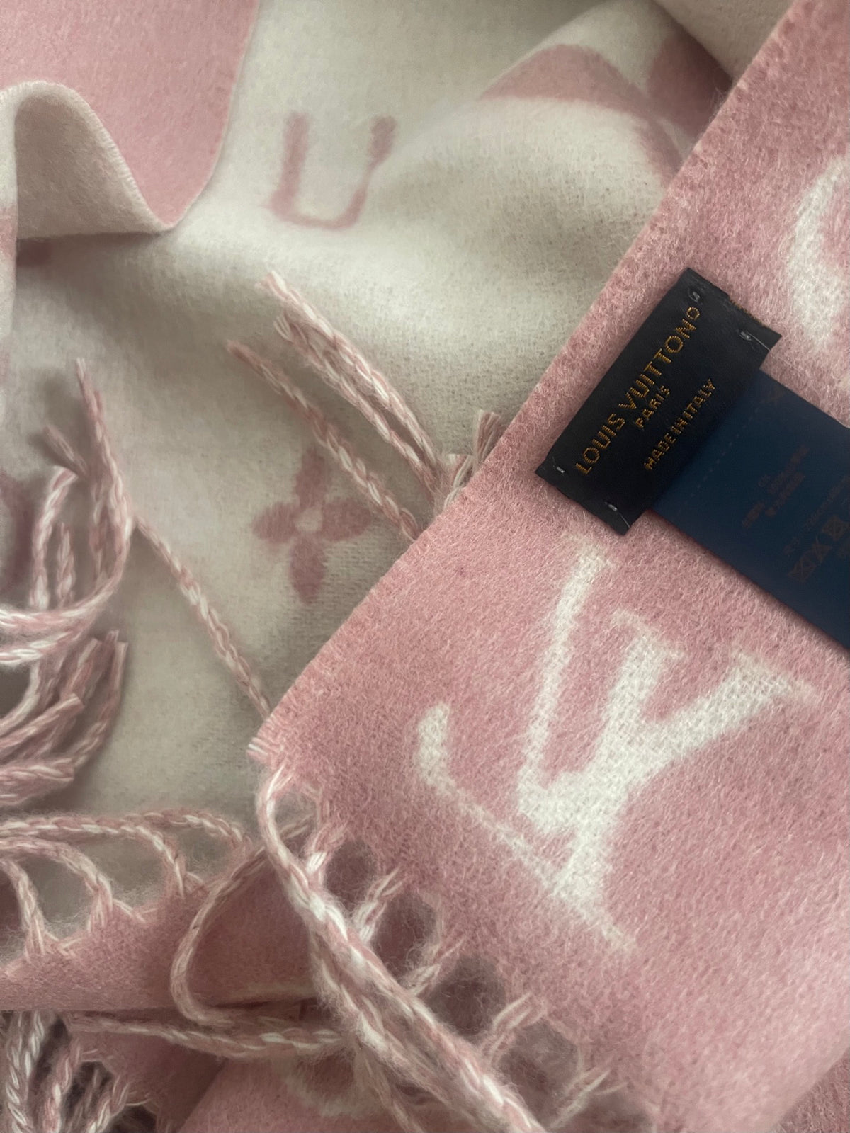 Louis Vuitton Wool Jacquard Monogram Scarf