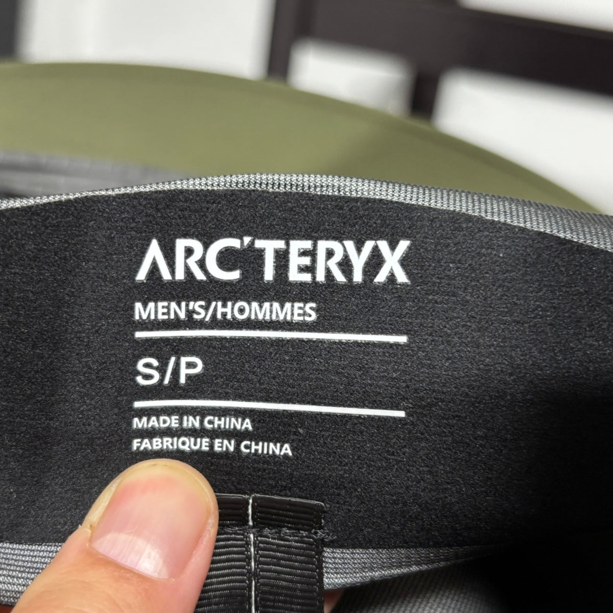 Arc'teryx Olive Green Hooded Zip-Up Jacket