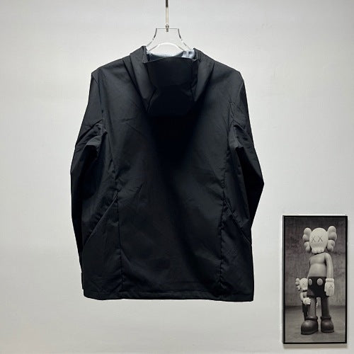 Descente Solid-Color Hooded Shell Jacket