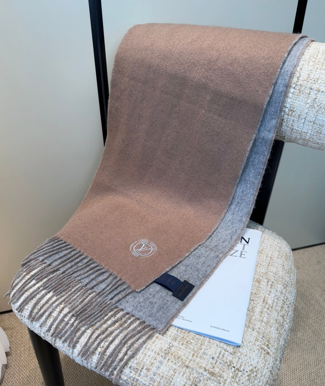 Louis Vuitton Wool Jacquard Monogram Scarf