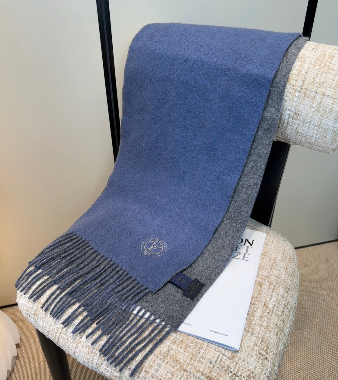 Louis Vuitton Wool Jacquard Monogram Scarf