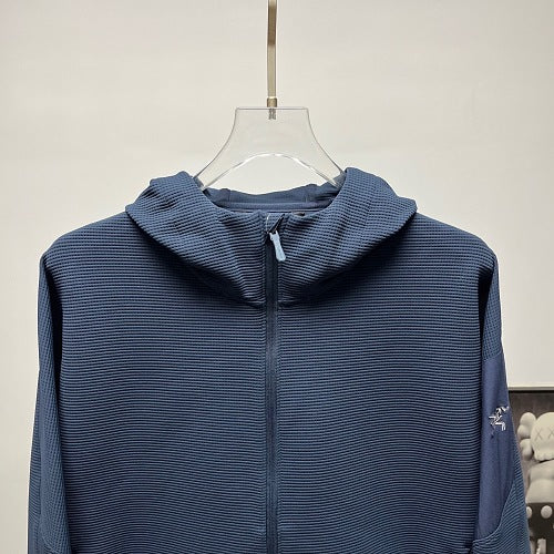 Arc'teryx Textured Full-Zip Hooded Jacket – Navy