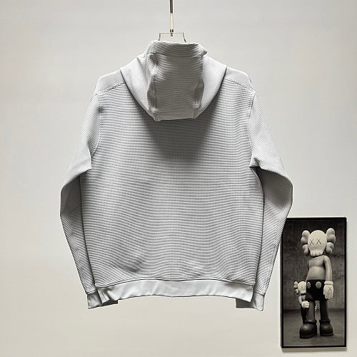 Arc'teryx Textured Full-Zip Hooded Jacket – Light Grey