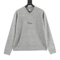 Dior Ribbed V-Neck Sweater
