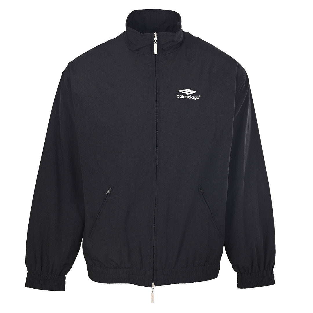 BALENCIAGA BLCG 3M Embroidered Stand-Collar Jacket