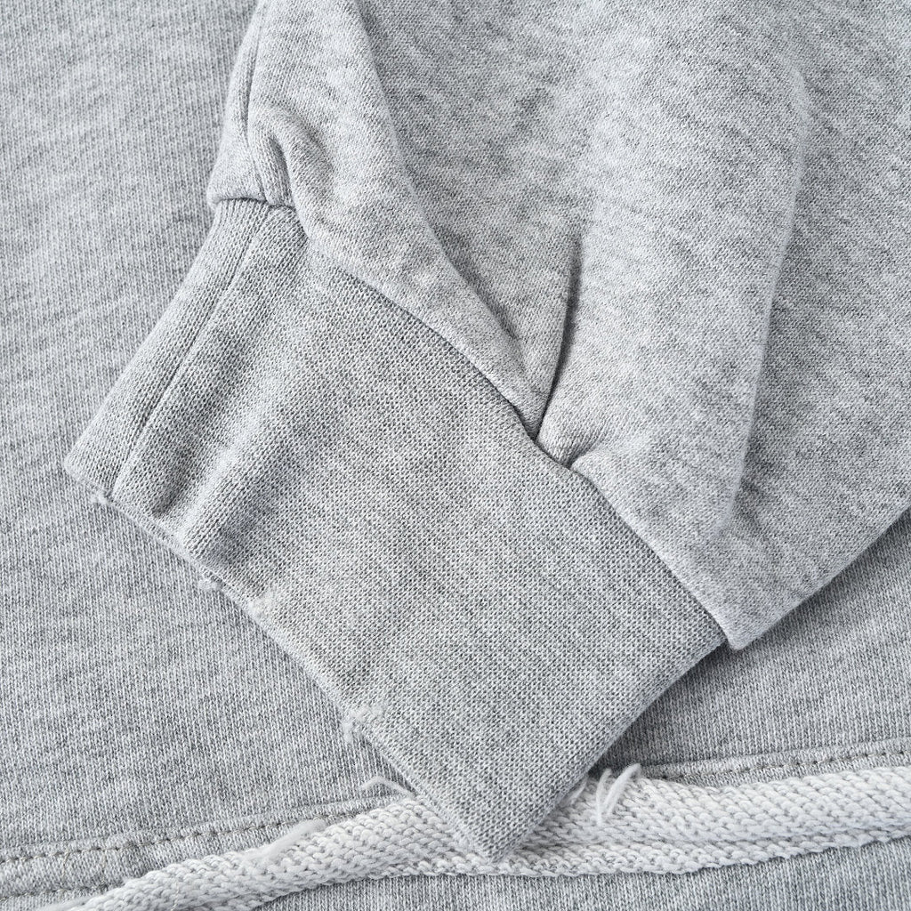 BALENCIAGA Washed Distressed Textured Print Hoodie