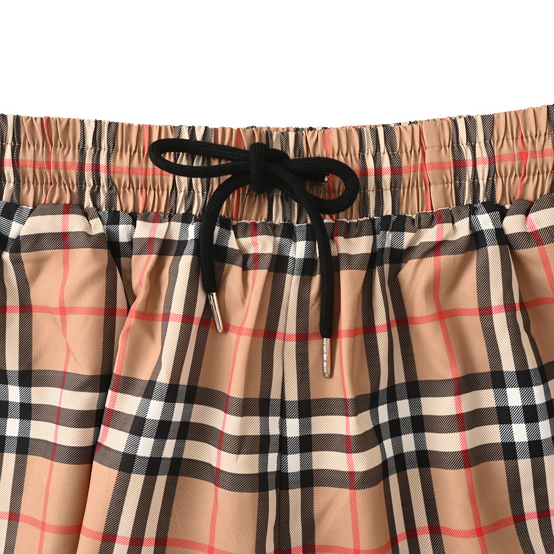 Burberry Classic Striped Plaid Shorts