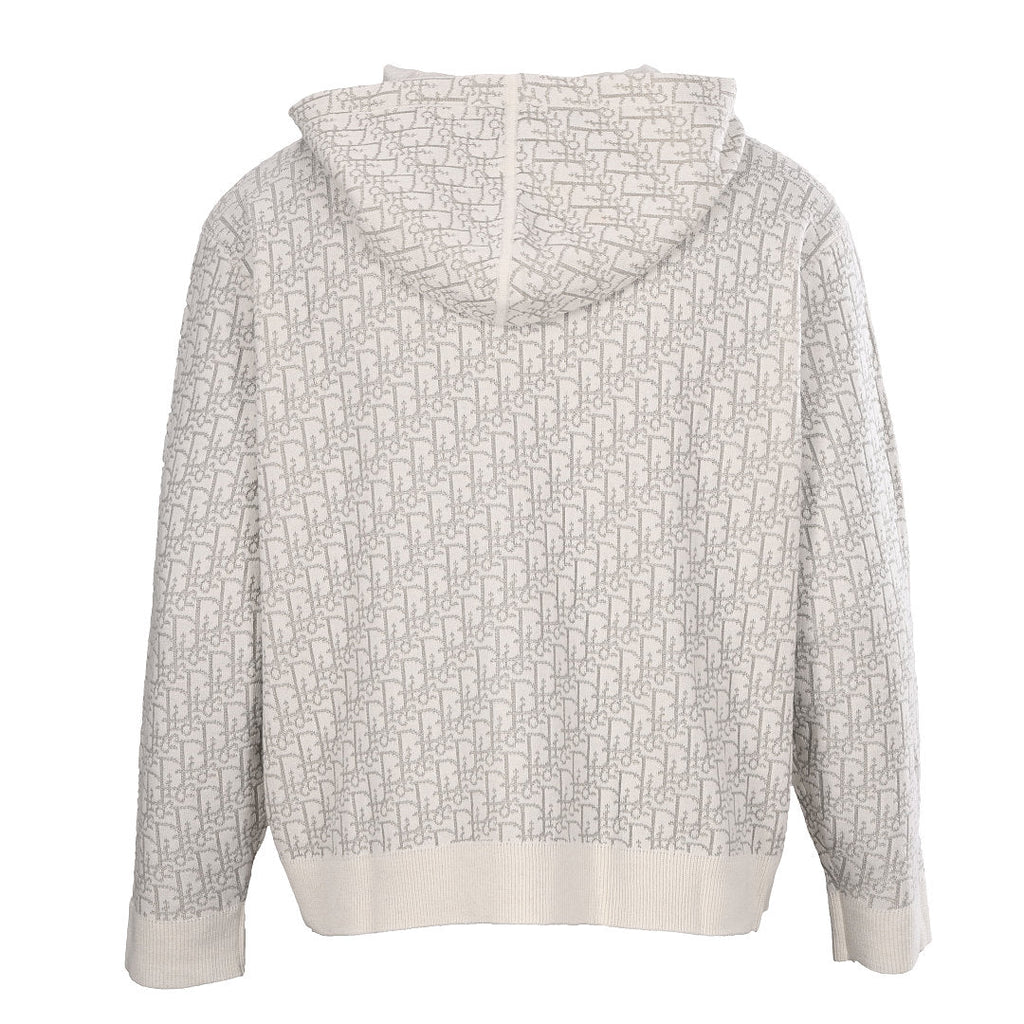 Dior Oblique All-Over Jacquard Zip-Up Hoodie