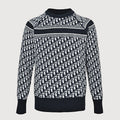 Dior Oblique Jacquard Cashmere Reversible Crewneck Sweater