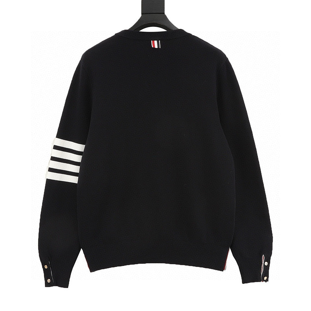 Thom Browne Wool Crewneck Sweater