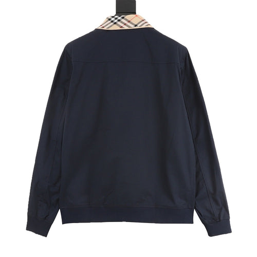 BURBERRY BBR Two-Tone Check Lapel Jacket