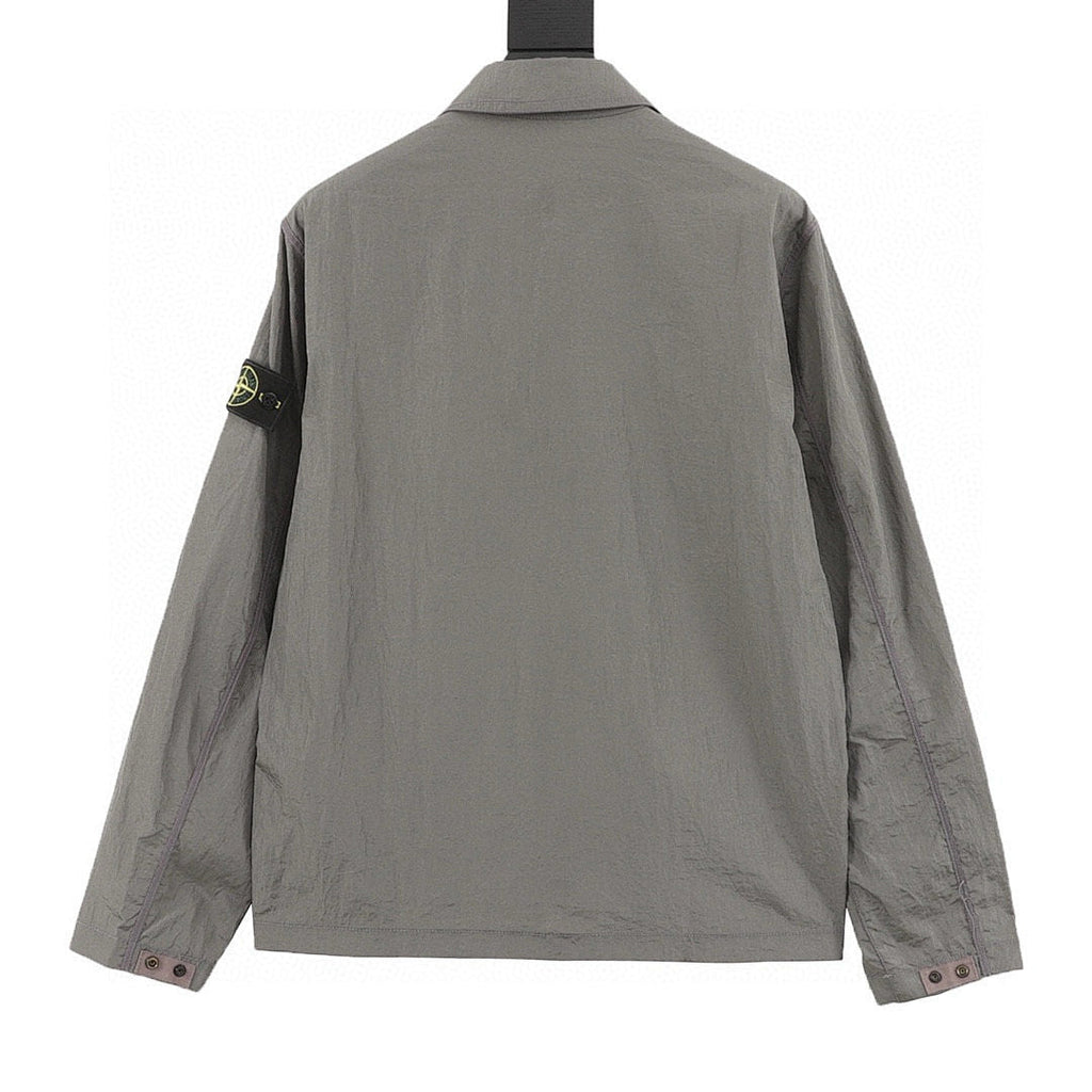 Stone Island Nylon Meta Long-Sleeve Zip Chest-Strap Jacket