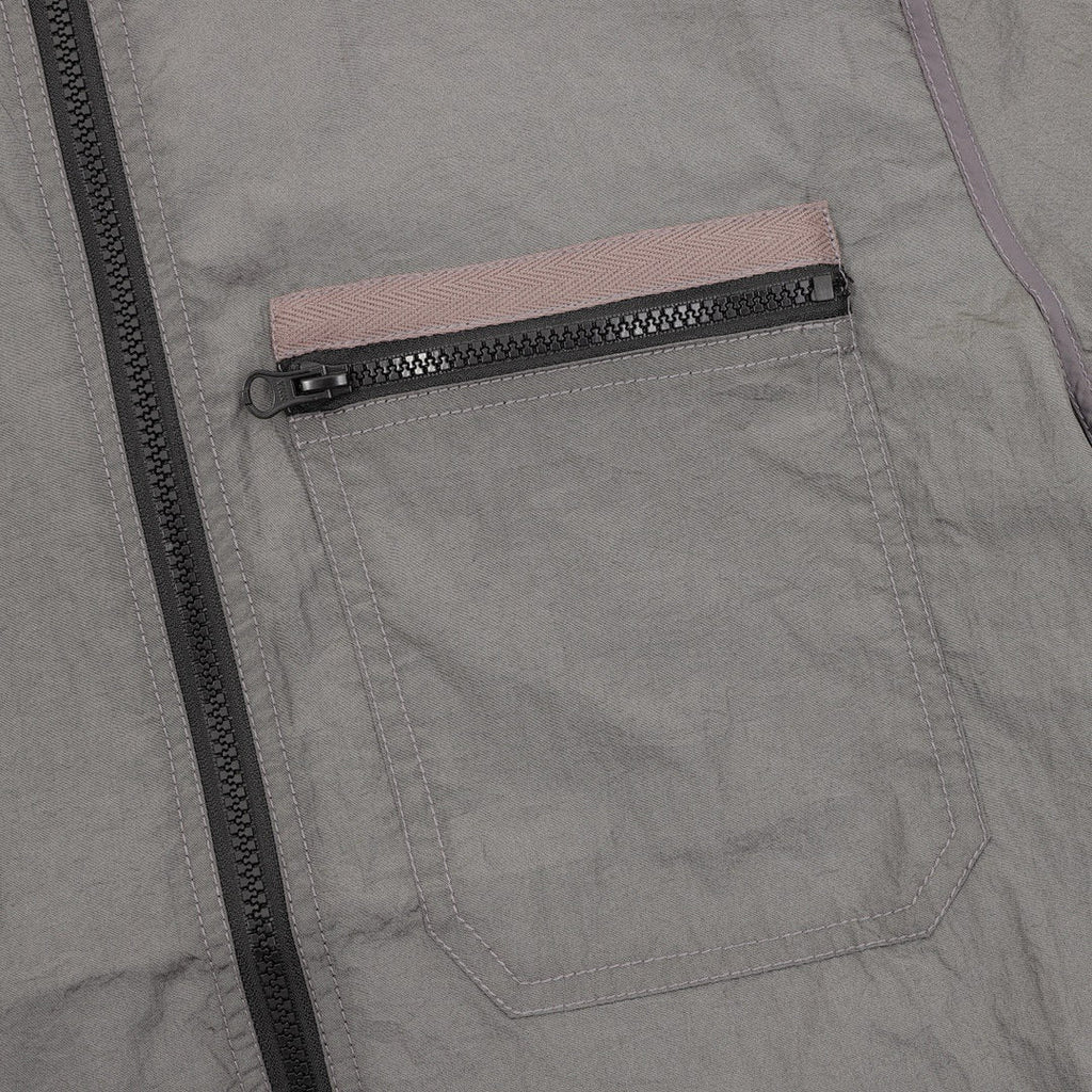 Stone Island Nylon Meta Long-Sleeve Zip Chest-Strap Jacket