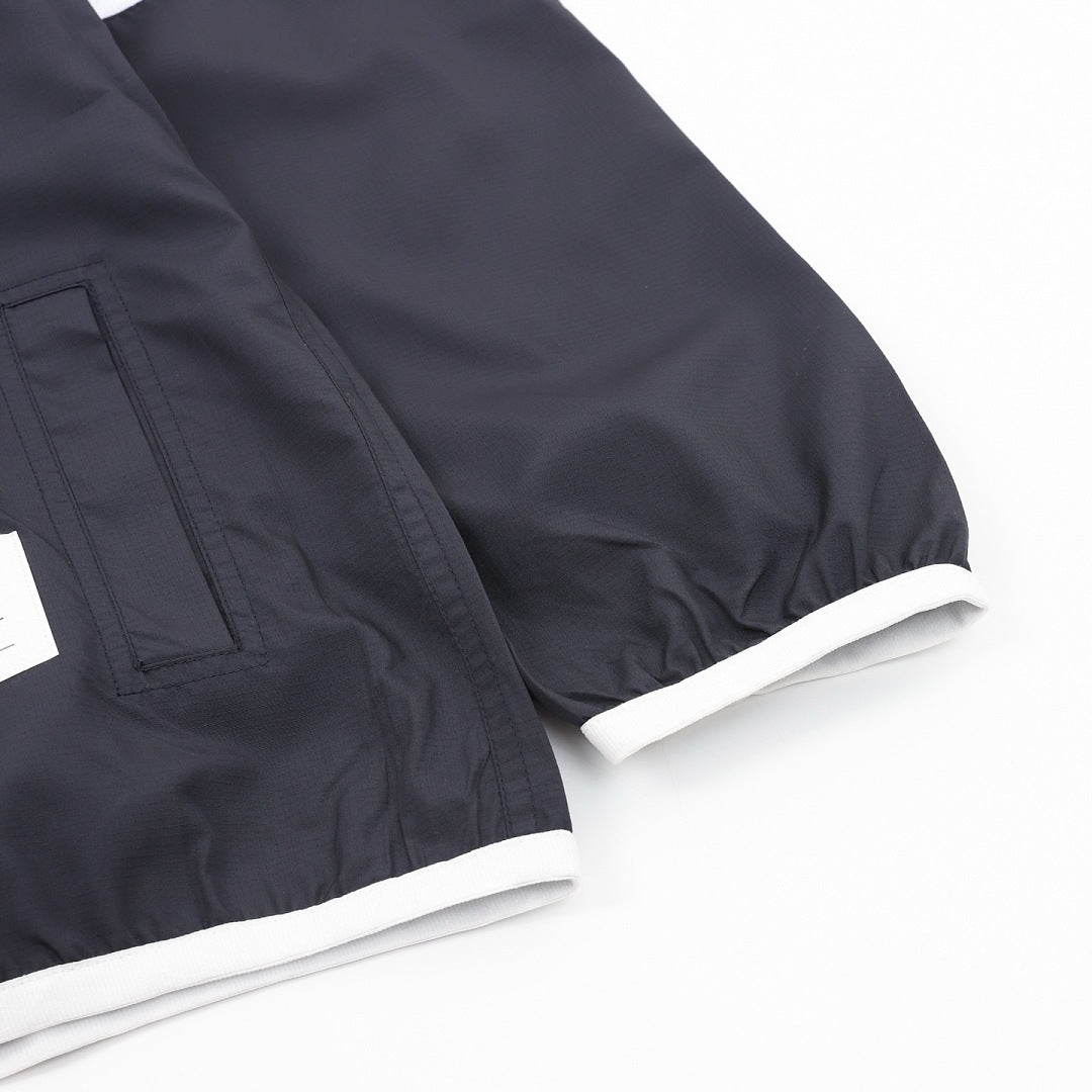 Thom Browne Two-Tone Four-Bar Stripe Sun Protection Jacket