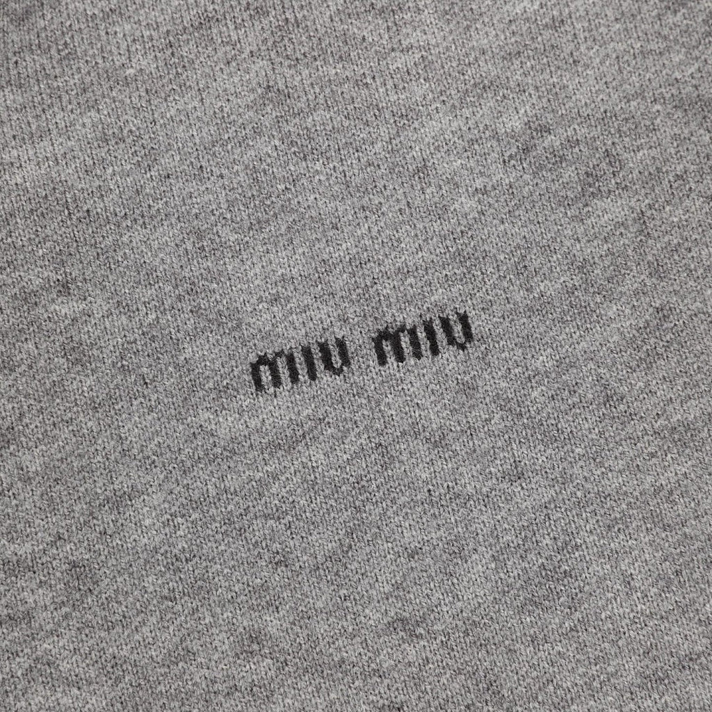 Miu Miu Half-Zip Knit Sweater