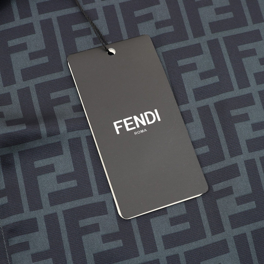 Fendi FF All-Over Print Long-Sleeve Shirt