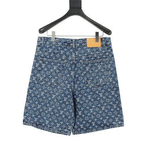 LOUIS VUITTON LV Damier Knit Mesh Logo Shorts