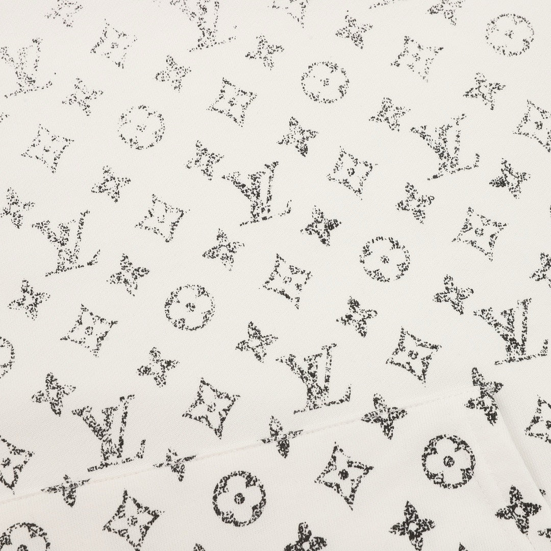 Louis Vuitton White Gradient Monogram Hoodie