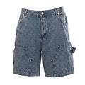 LOUIS VUITTON LV Monogram Jacquard Denim Shorts