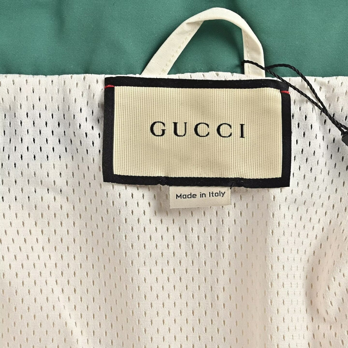 Gucci Web Stripe Colour-Block Hooded Jacket
